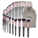 MAANGE 30pcs Professional Makeup Brush Set Foundation Concealers Eye Shadows Powder Blush Blending Brushes Beauty Tools with Bag